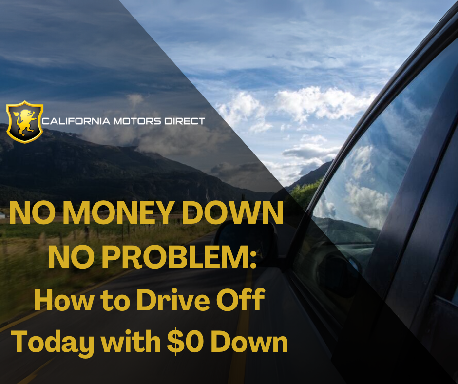 Guide on how to drive off with no money down