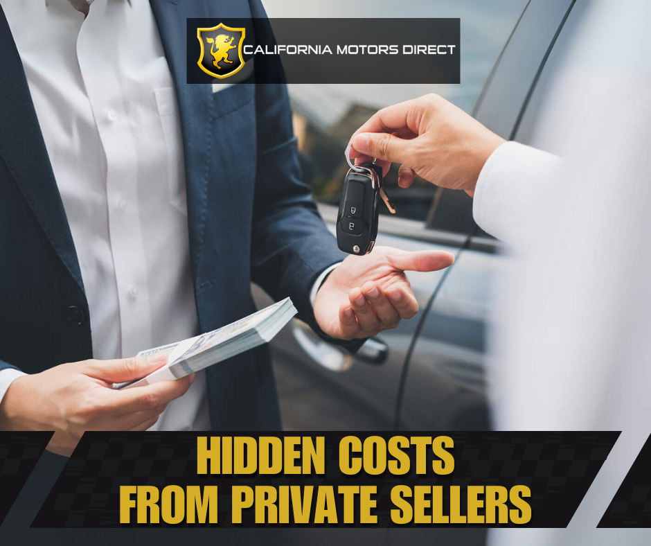 Title graphic with the seller handing over the key to the buyer