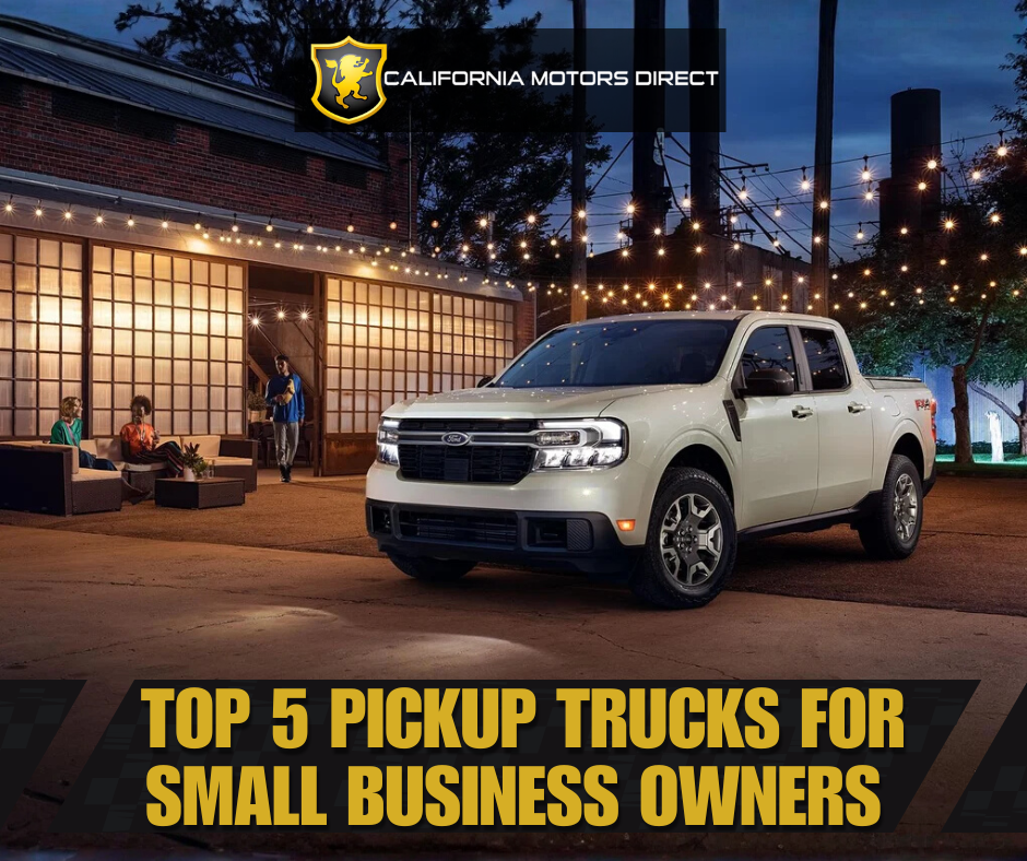 Blog title page with a white ford truck under strings of lights and 3 people sitting near the warehouse