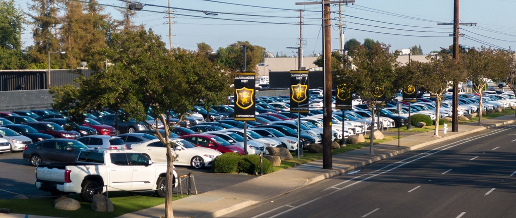 Large selection of used vehicles at the California Motors Direct dealership in Southern California.